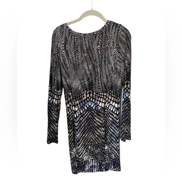 Abstract Multi-Color Dress M - Picture 3 of 3